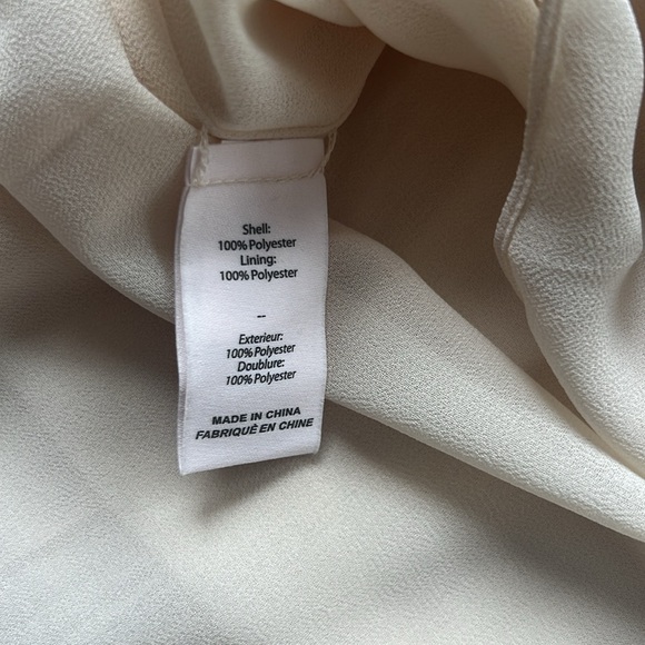 Cinq a Sept stunning Christie Top chic ivory tiered w bows 3/4 arm - Picture 10 of 11